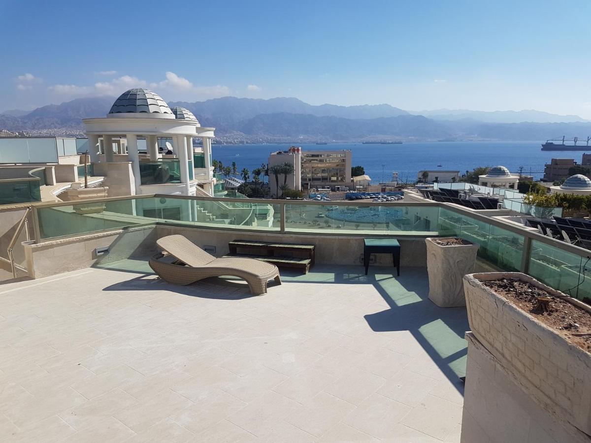 La-Palmore Luxury Apart-Residense Resort With Pool First Line Sea Side Ejlat Zewnętrze zdjęcie