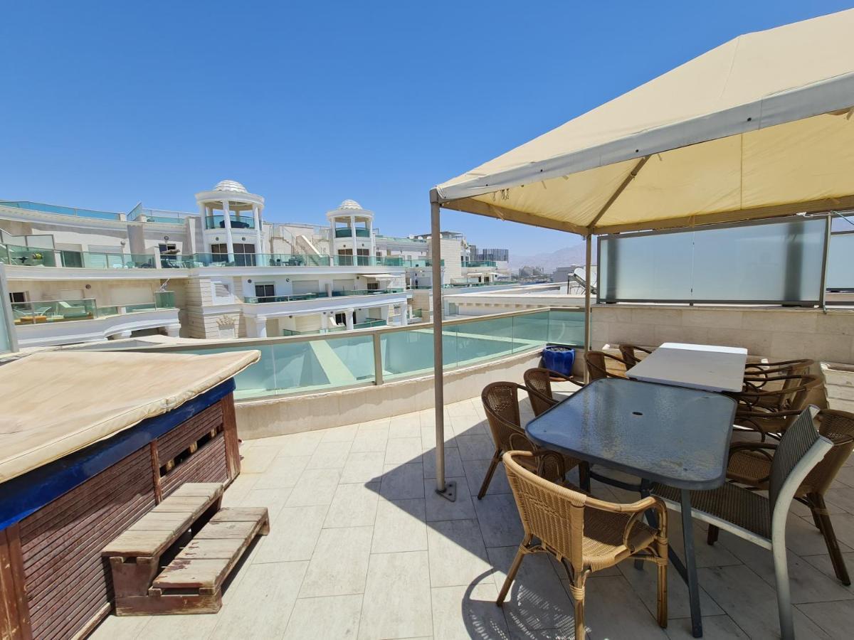 La-Palmore Luxury Apart-Residense Resort With Pool First Line Sea Side Ejlat Zewnętrze zdjęcie